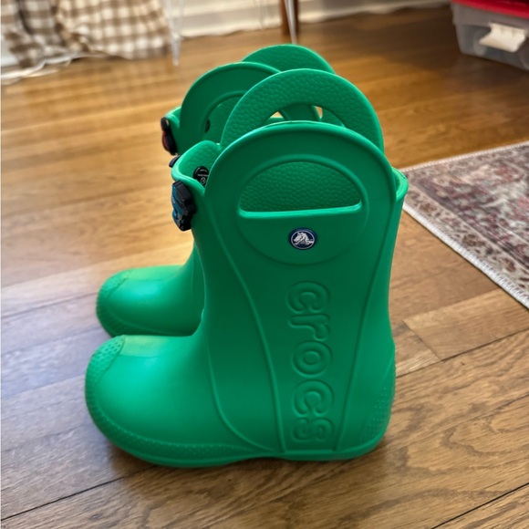 Crocs Green Rain Boots - Picture 4 of 6